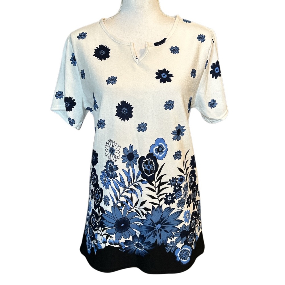 Victoria blue Floral Top